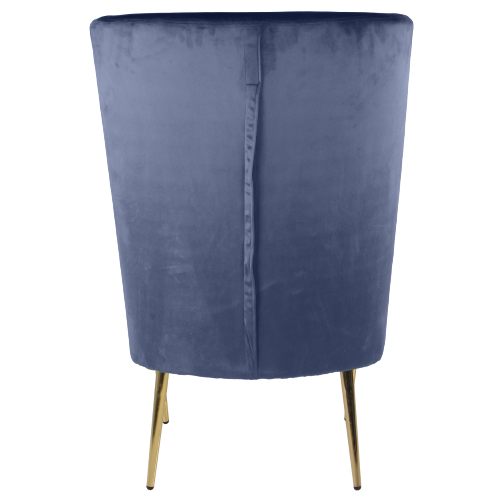 Primrose Camilla Wing Chair With Ottoman for Living Room Bedroom High Back Arm Rest Chair - Blue view 7